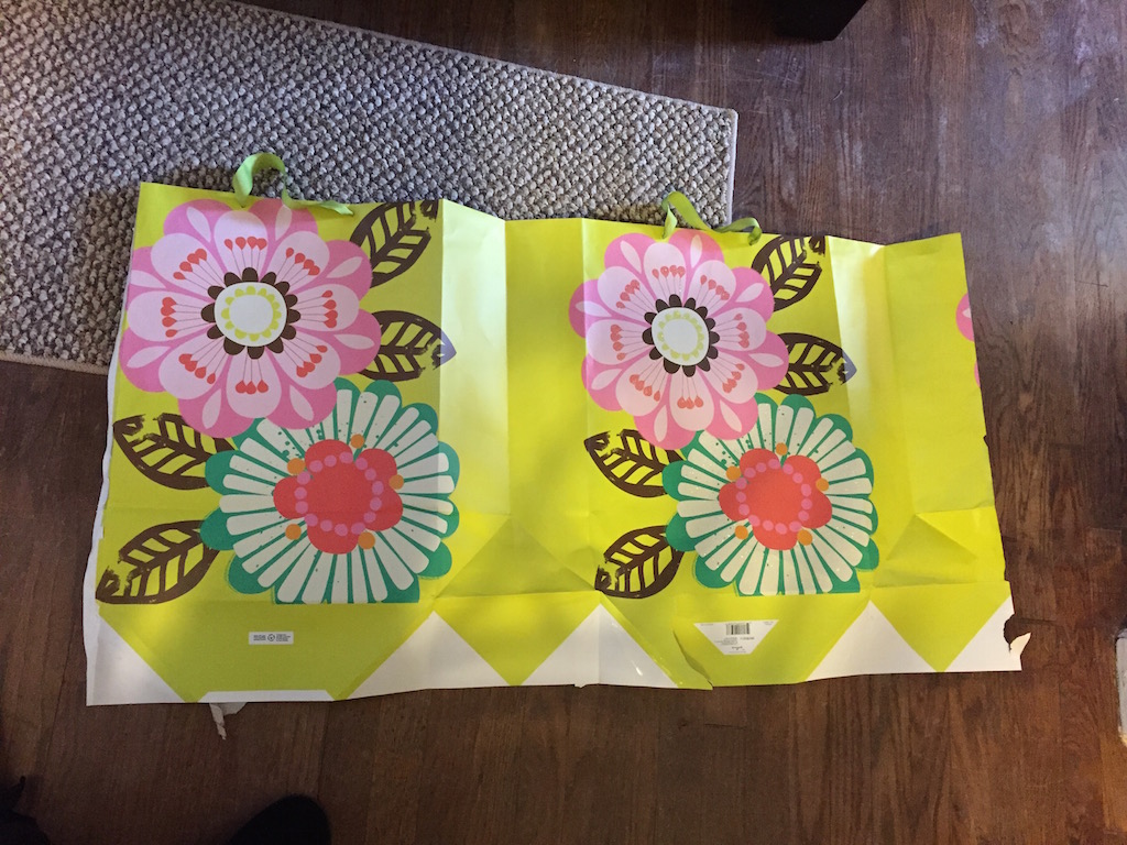 Gift bag art take apart bag