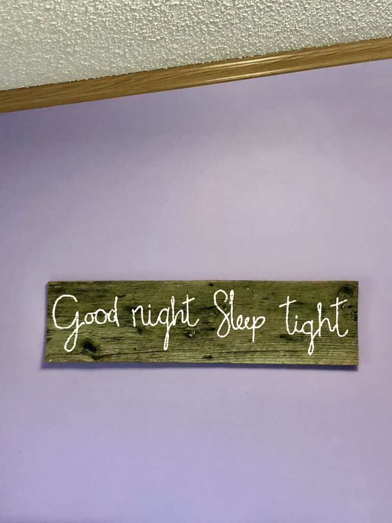 Good night sleep tight farmhouse decor